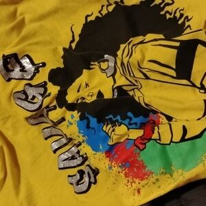 Yellow Graphic Kids Shirt